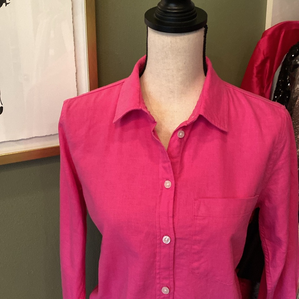 Gap summer linen blend shirt